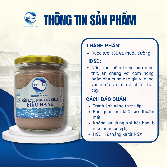 MẮM RUỐC NGUYÊN CHẤT SIÊU HẠNG TRÍ HẢI 255G
